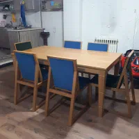 میزوصندلی شش نفره تمام راش