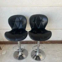 صندلی اپن آشپزخانه چرمی پایه بلند با قابلیت تنظیم|میز و صندلی غذاخوری|بابلسر, |دیوار