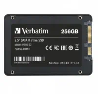 SSDهارد دیسک اینترنال ۲۵۶ verbatim