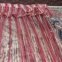 پرده حریر کاملا نو|پرده، رانر، رومیزی|قم, باسکول|دیوار