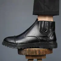 نیم بوت مردانه چرم بغل زیپ|کیف، کفش، کمربند|گناباد, |دیوار