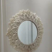 آویز گل مکرومه