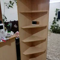 دکوری سه گوش|کتابخانه، شلف، قفسه‌های دیواری|قم, پردیسان|دیوار