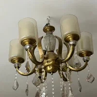 لوستر برنجی|لوستر و چراغ آویز|تهران, والفجر (افسریه)|دیوار