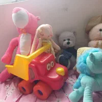 عروسک خرسی|اسباببازی بچه|نور, |دیوار