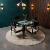 میز و صندلی نهارخوری وارداتی متریال درجه یک ۴ نفره