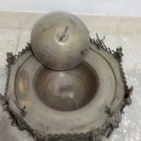 منقل برنجی  سماور زغالی برنجی  سینی مسی