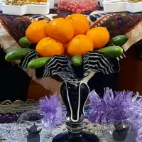 جا میوه ای کریستال خارجی نو