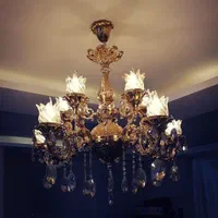 لوستر 10شاخه شیک|لوستر و چراغ آویز|مشهد, میعاد (شهرک غرب)|دیوار