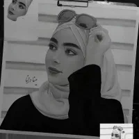 طراحی/نقاشی چهره (با مینا عکستو تبدیل به شاهکارکن)|تابلو، نقاشی، عکس|شیراز, تاچارا|دیوار