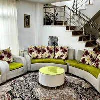 فروش مبل راحتی نیم دایره|مبلمان خانگی و میز عسلی|تنکابن, |دیوار