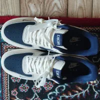 کتونی نایک ایرفورس دیور سرمه ای سایز 45|کیف، کفش، کمربند|الشتر, |دیوار