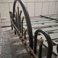 فروش تخت خواب فلزی ۲ نفره|تخت و سرویس خواب|فولادشهر, B7|دیوار