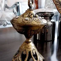 عقاپ صدفدار و قندان هردوشون برنزاصلی|مجسمه، تندیس، ماکت|خرم‌آباد, |دیوار