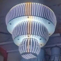 تولید لوستر و لامپ دست ساز طول عمر بالا|لوستر و چراغ آویز|ورامین, ورامین|دیوار