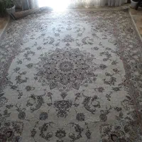 فرش 3×۴ بافت مشهد ماشینی700شانه بدون زدگی در حد نو