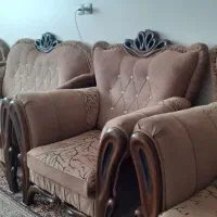 یک دست مبل 7 نفره تمیز در حد نو|مبلمان خانگی و میز عسلی|قم, شهر قائم|دیوار