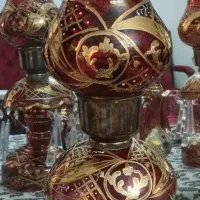 شمعدان لاله طرح ناصرالدین شاهی زرشکی