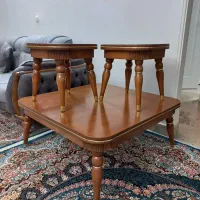 ست کامل میز جلومبلی و ۲ تا عسلی شیک و سالم