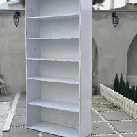 قفسه ام دی اف سفید ، شش طبقه دسته دوم در حد نو