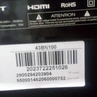 bost 43 inch|تلویزیون و پروژکتور|بیجار, |دیوار