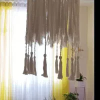 لوستر مکرومه در دو سایز|لوستر و چراغ آویز|تهران, سجاد|دیوار