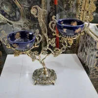 کاسه بشقاب پایه خرچنگی برنز برنجی|صنایع دستی و سایر لوازم تزئینی|اردبیل, |دیوار