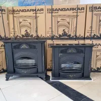 بخاری گازی شومینه سنگرکار سمنان ورق سنگین باضمانت