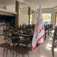 کلیه وسایل رستوران در حد نو کلی و جزئ