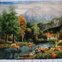 تابلو دستباف با طرحی بینظیر