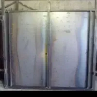 ساخت درب حیاط ماشین رو