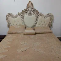 تخت خواب دو نفره همراه خوش خواب فنری
