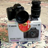 دوربین 250D canon همراه با لنز 50mm فیکس|دوربین عکاسی و فیلم‌برداری|تهران, آهنگ|دیوار
