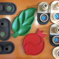 سنگ مصنوعی و شمع