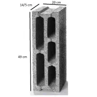 بلوک سیمانی بلوک ساختمانی سبک|مصالح و تجهیزات ساختمان|قم, قلعه صدری|دیوار
