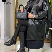 مانتو چرم زنانه