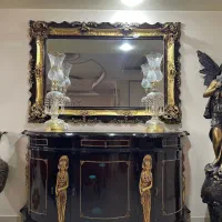 یک جفت شمعدونی کریستالی نو