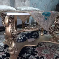 مبلمان ۹نفره سلطنتی درحدنو|مبلمان خانگی و میز عسلی|فلاورجان, |دیوار