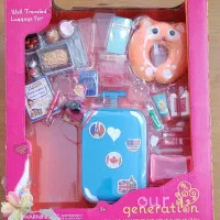 تعدادی اسباب بازی و وسایل باربی