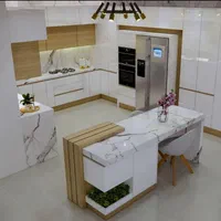 کابینت اشپزخانه MDF / هایگلاس / ممبران