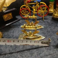 دله قهوه برنجی برنزی کلکسیون ظروف آشپزخانه مجسمه|کلکسیون اشیاء عتیقه|تهران, افسریه جنوبی|دیوار