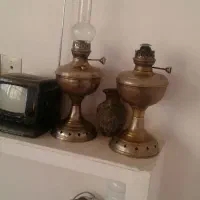 گردسوز لامپا برنجی قدیمی|کلکسیون اشیاء عتیقه|اقبالیه, |دیوار