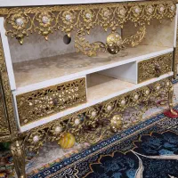 میز تی وی زیبا و سنگین برنز اصل|میز تلویزیون|بروجرد, |دیوار