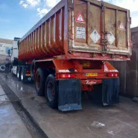 تریلی کمپرس دو محور قیچی بلند