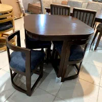 میز غذاخوری کم جا|میز و صندلی غذاخوری|قشم, |دیوار