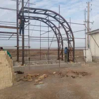 جوشکار اسکلت و خرپا و... پوشش سقف|خدمات پیشه و مهارت|گرگان, |دیوار