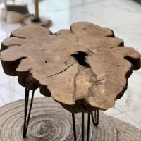 میز تنه درخت میز وسط