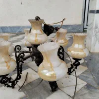 لوستر|لوستر و چراغ آویز|فومن, |دیوار