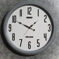 ساعت دیواری سیکو عددانگلیسی موتور ارام گرد باضمانت