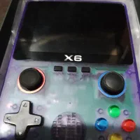 کنسول بازی دستی رترو x6 با بدنه شفاف